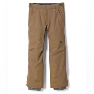 REI Women’s Powderbound Insulated Snow Pants in Tan Size L Winter Apparel